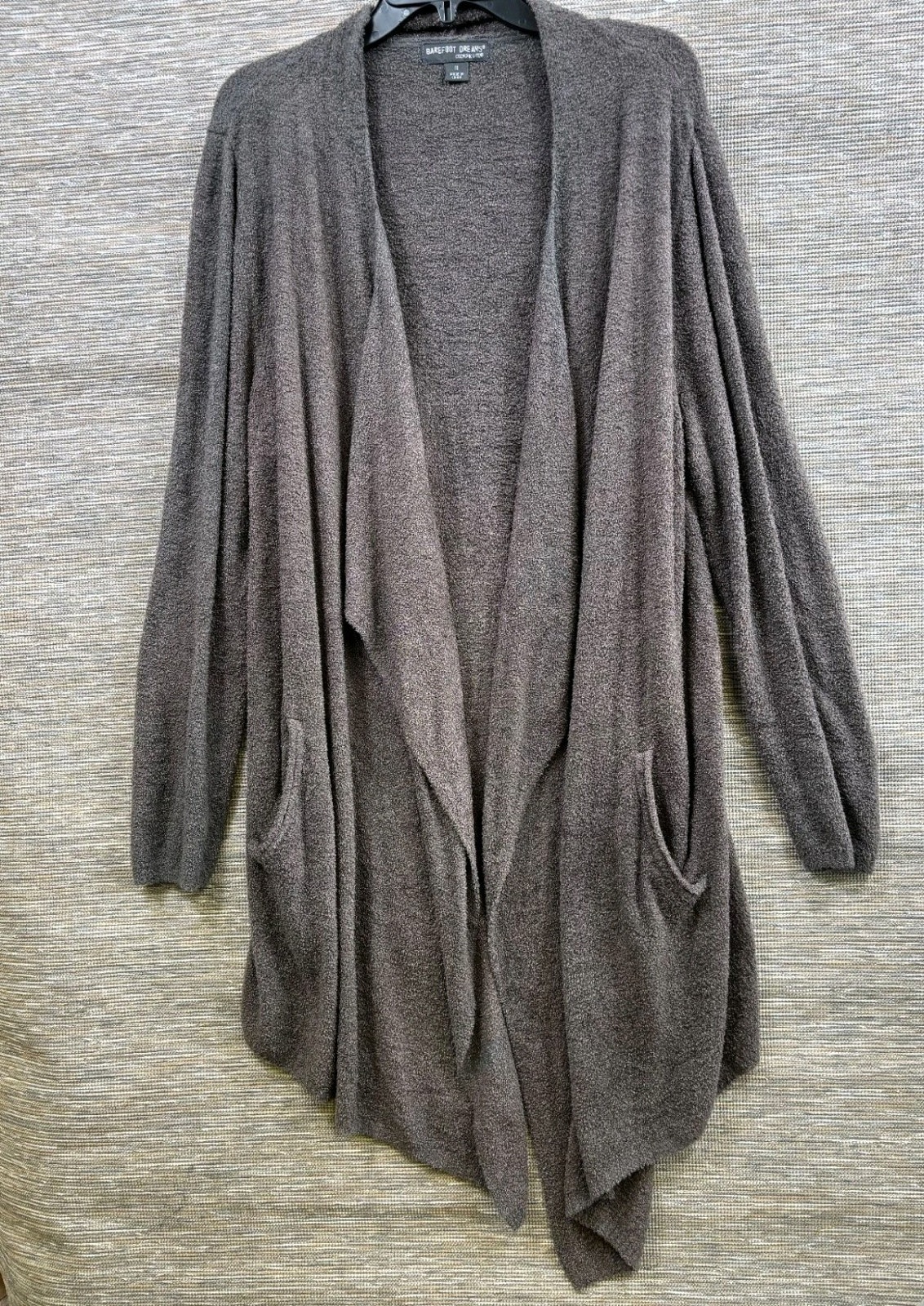 Barefoot Dreams Cozychic Lite Island Wrap Cardigan Sweater 1x Brown Style 903